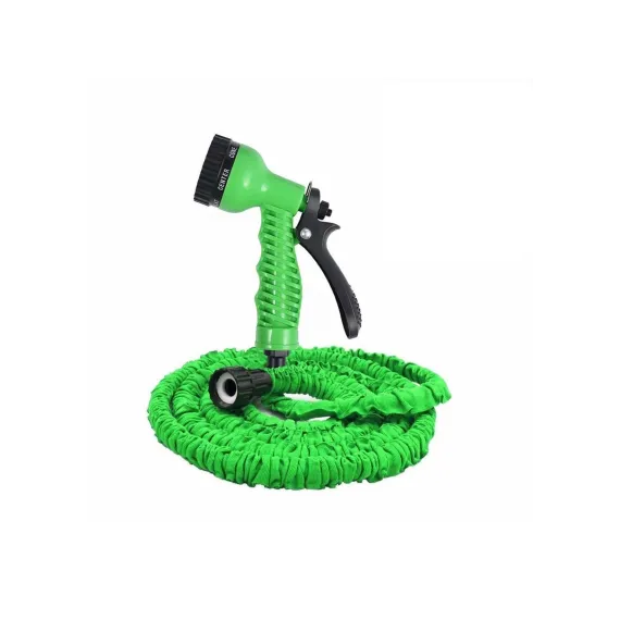 Furtun Extensibil pentru udat gradina ILOGi , 60 M si Pistol de Stropit