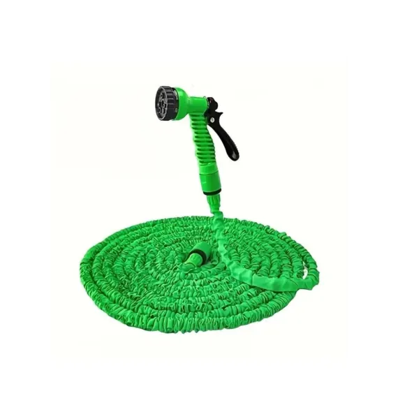 Furtun Extensibil pentru udat gradina ILOGi , 60 M si Pistol de Stropit